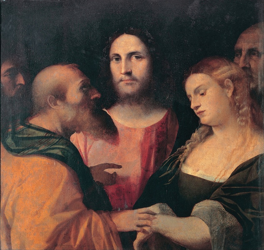 Cristo e l'adultera-Roma